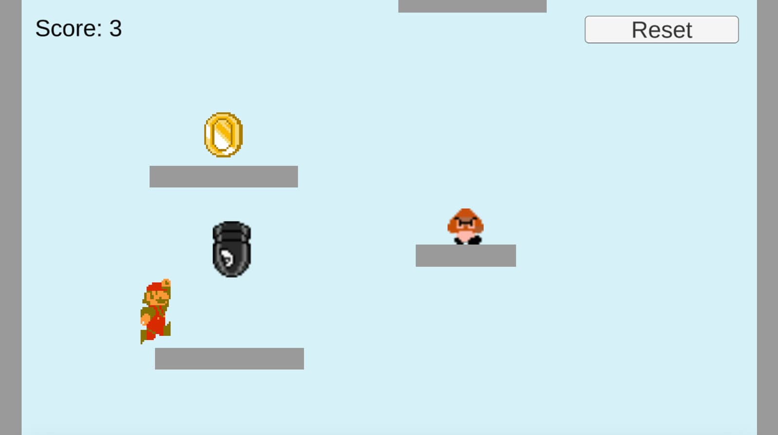 Super Mario: Endless Runner in play