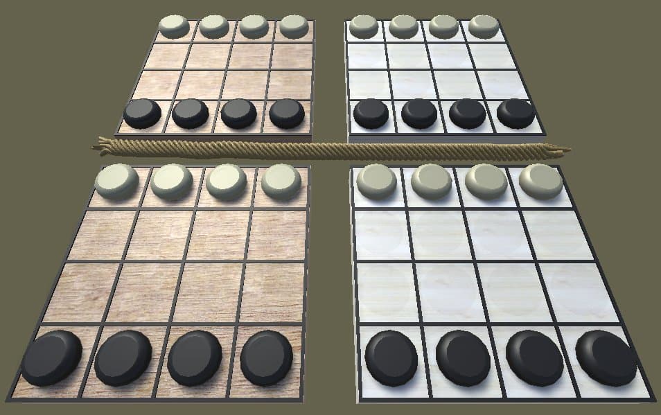 SHŌBU board rendered in Unity
